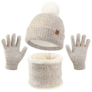 Toddler Winter Hats Gloves Scarfs Mittens Neck Warmer Girls Boys For Kids Size One Size